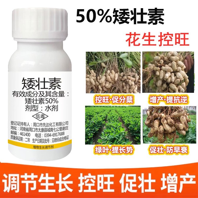 花生矮壮素控旺药玉米小麦红薯防疯长防倒伏植物生长调节剂控旺素