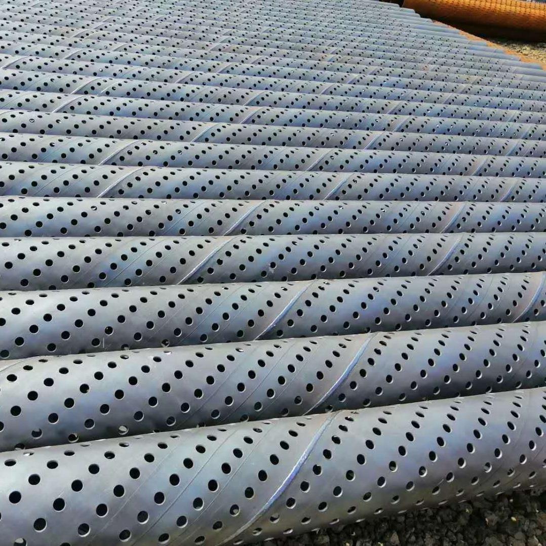 水钻探井缝水丝滤水管 用降井缠丝花管 包网缠RFG丝圆孔桥式滤水