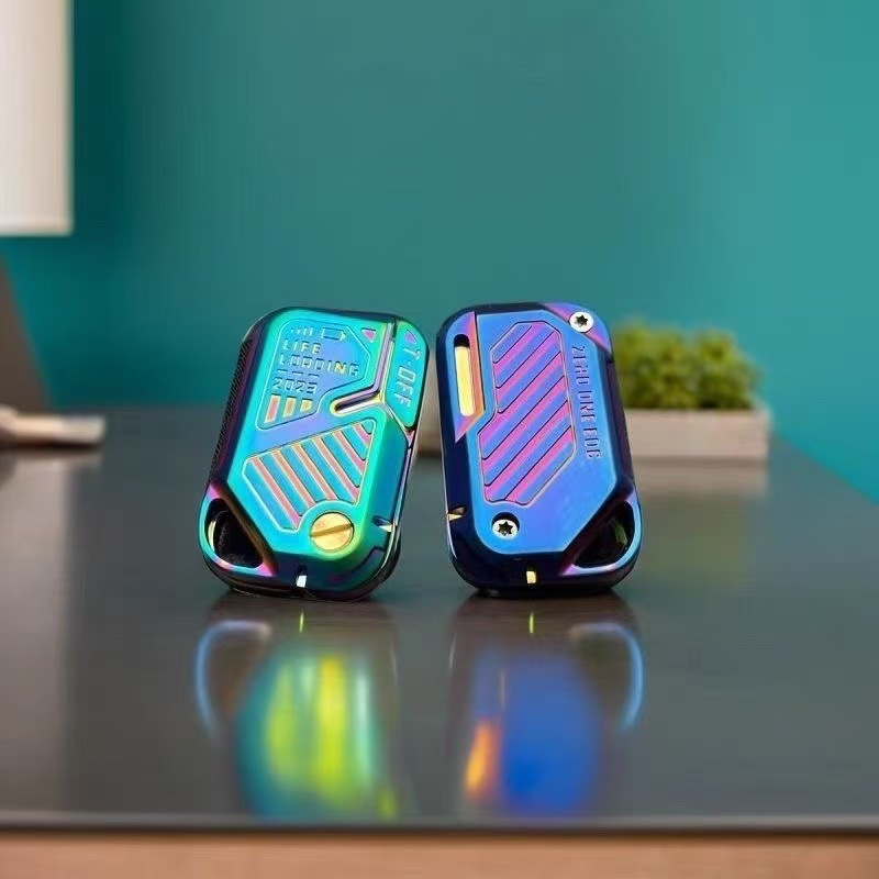 EDC解压玩具甩牌机械金属推牌