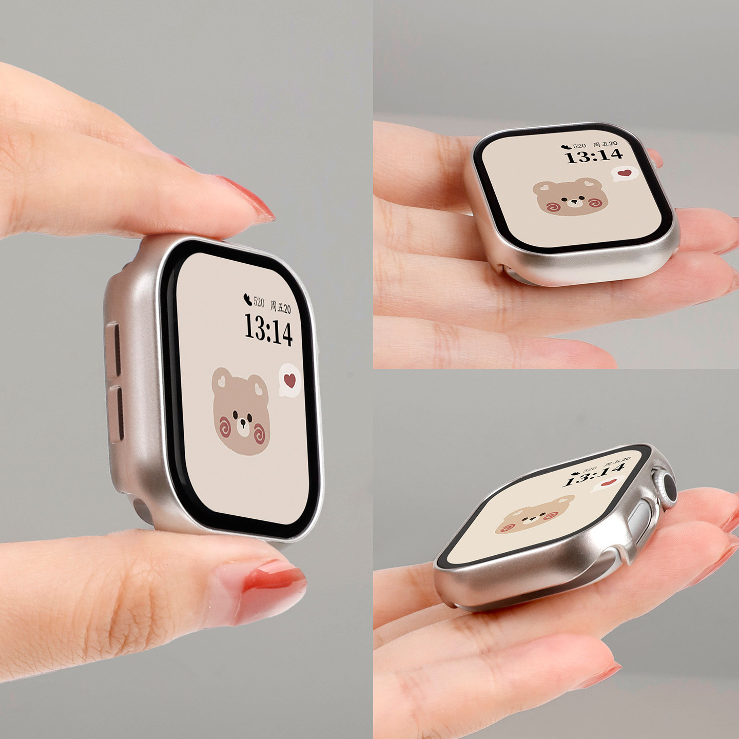 UNIKING适用苹果S12保护壳iwatchs11手表applewatch10表壳9全包8保护套7边框ultra4镂空3硬壳防刮防摔SE表套