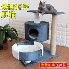 顶天立地猫爬架夏季猫架猫窝猫树一体不占地高日式高层Z小型猫用