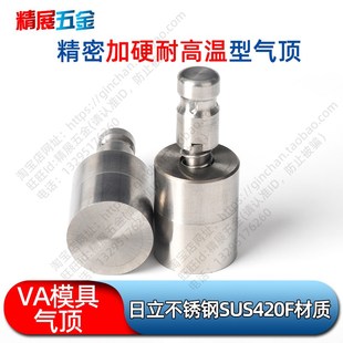 德国不锈钢VA精密注塑塑料模具气顶y加长带台阶8