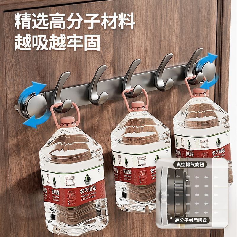 门后吸盘挂钩免打孔强力收纳承重