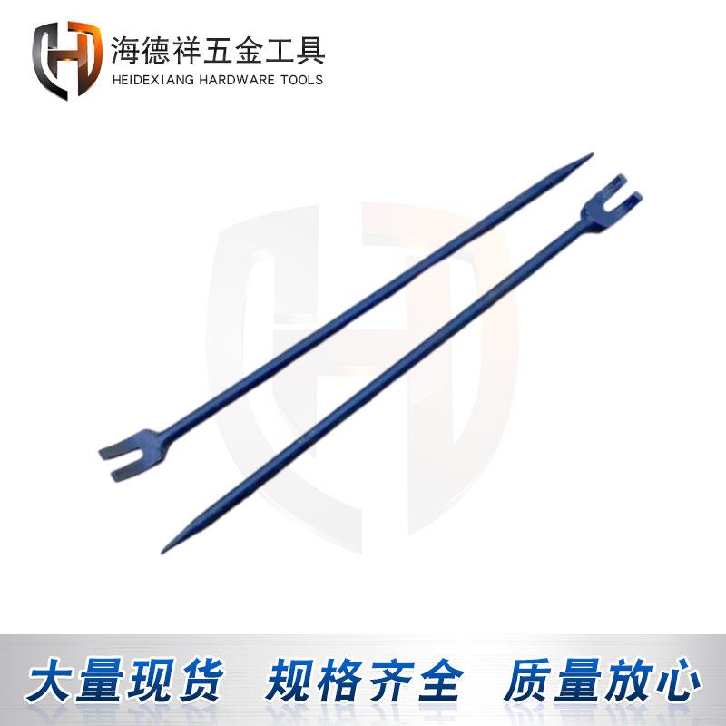 撬棍5M羊角工地起铁路道轨道钉撬杠钢矿山撬棍1M开口其他垒德株