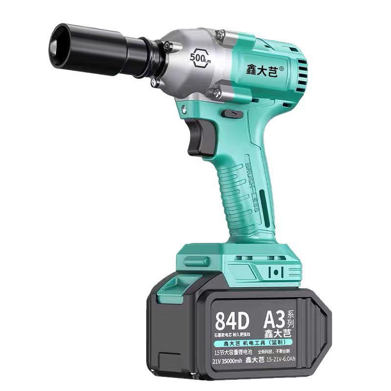 德国鑫大芑电动扳手6802架子工木工汽修用2106锂电冲击A3款大扭力