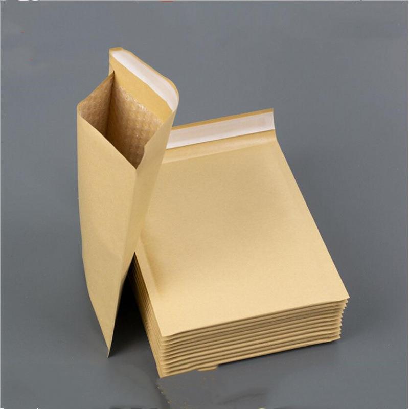 50pcs Kraft Paper Bubble Mailer Bag Shipping Envelopes with
