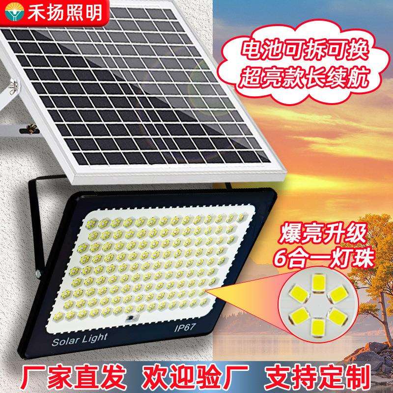 户外爆亮款工程款led大功率路灯家用室内照明灯太阳能户外庭院灯