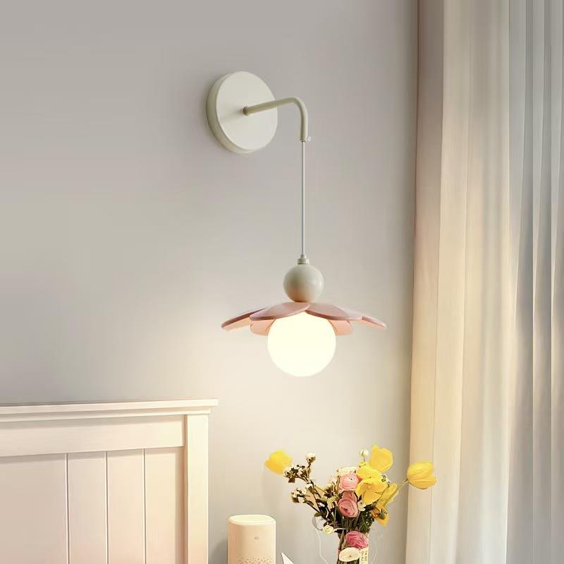 奶油风明装现代圆形斗胆极简免开孔天花无主玄关过道灯led吸顶灯