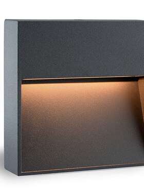 现代简约LED户外壁灯卧室酒店走廊过道床头壁灯方形铝材壁灯