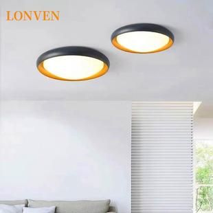 北欧简约意大利设计款 客厅吸顶灯极简餐厅卧室书房黑色艺术灯具