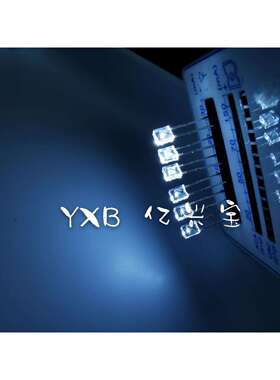 LED插件234白色高亮方片芯片 2*3*4mm白发白短脚/长脚 发光二极管