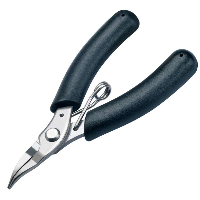 拓伏锐PC-2002S进口专业精密不锈钢无牙弯嘴钳尖嘴钳迷你小尖咀钳