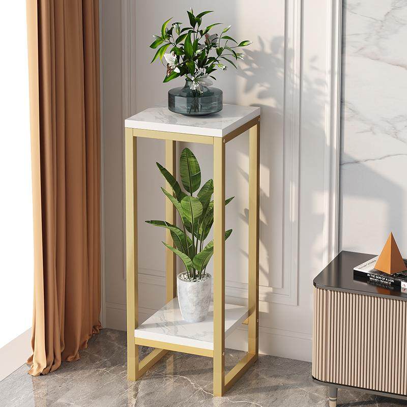 三梦花架子客厅落地式阳台置物架2025新款室内花盆架铁艺一体靠墙