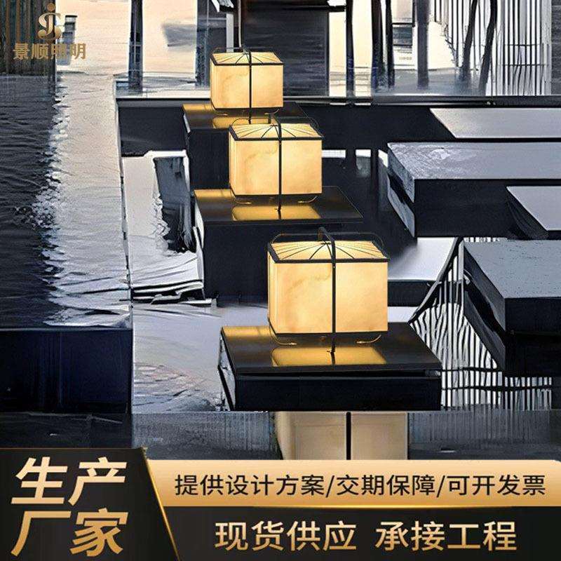 跨境网红太阳能庭院灯草坪灯路灯户外防水景观室外日式花园落地