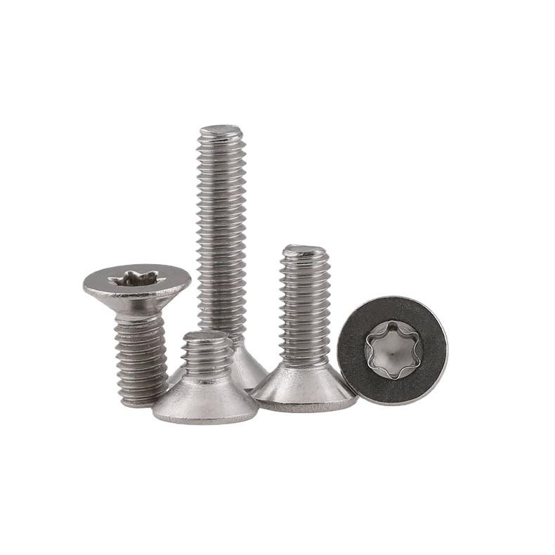 304不锈钢沉头内梅花螺丝GB2673内六角梅花头防盗螺丝钉M2M4M6M8