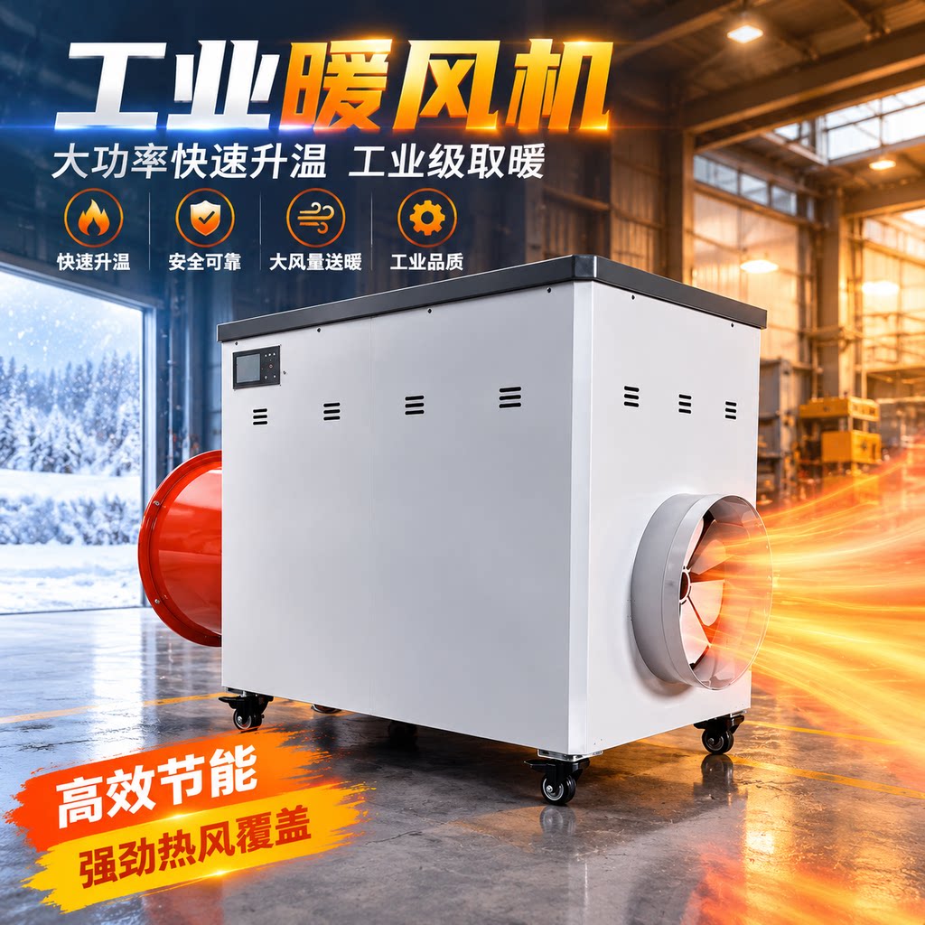 工业大功率暖风机取暖器商用大面积升温取暖器养殖育雏节能省电