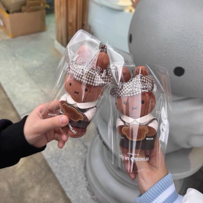 韩国庆州限定面包厨师毛绒挂件