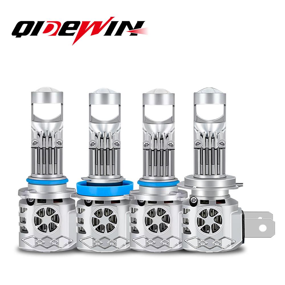 源头工厂Y9max汽车led大灯迷你透镜h7直插式车灯改装前照灯 跨境