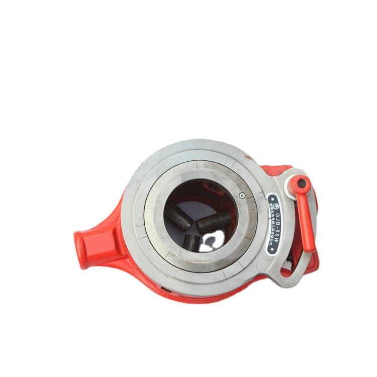 手动套丝扳手 GJB-60W水管套丝机 轻型铰板 114型管子铰板