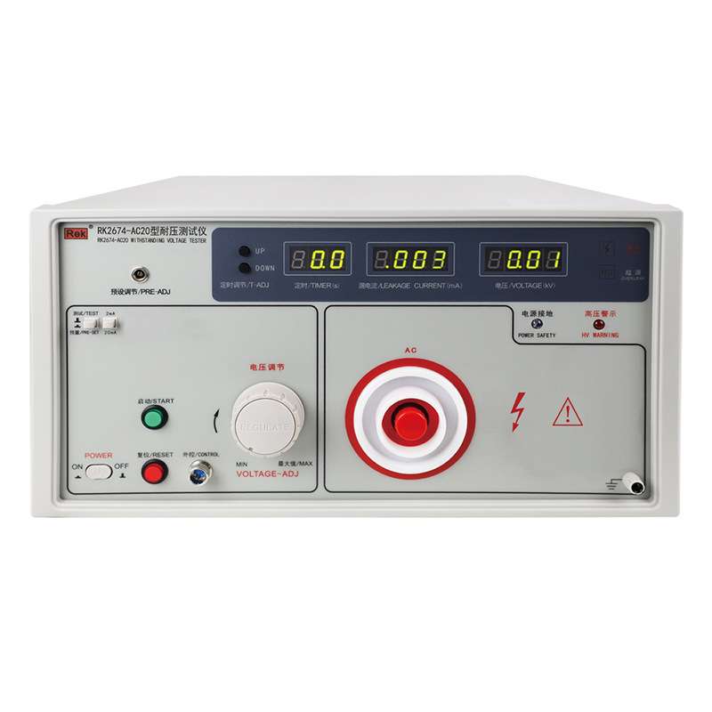 美瑞克RK2674-AC20耐压仪交流20KV高压20mA电流击穿介电强度