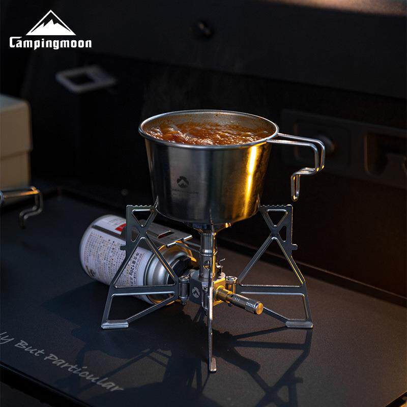 柯曼S369加深大容量露营用品带刻度露营野餐不锈钢明火加热雪拉碗