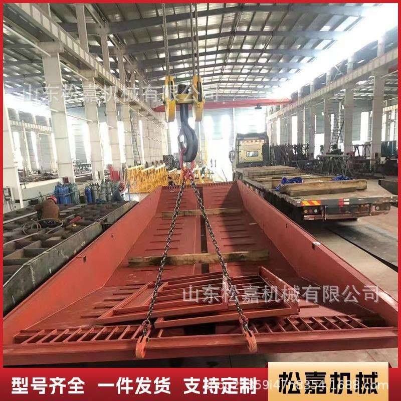 钢制移动洗车槽建筑工地可移动免基础工程洗轮机过水槽钢制洗车机