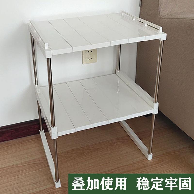 40cm宽可伸缩叠加衣柜橱柜隔板层置物架柜子架收纳架桌面厨房