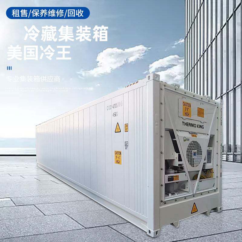 租赁20RF40RH冷藏集装箱美国冷王海运冷冻货柜防漏可移动改装