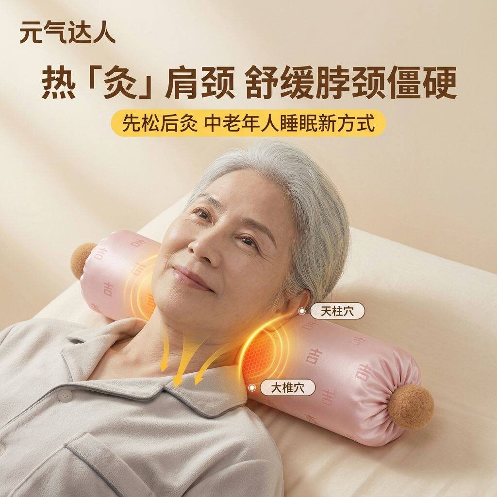 元气达人中老年人护颈枕合香枕