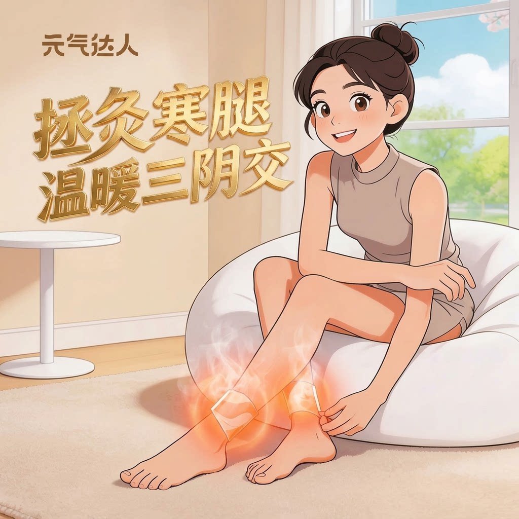 元气达人三阴交热敷脚踝贴