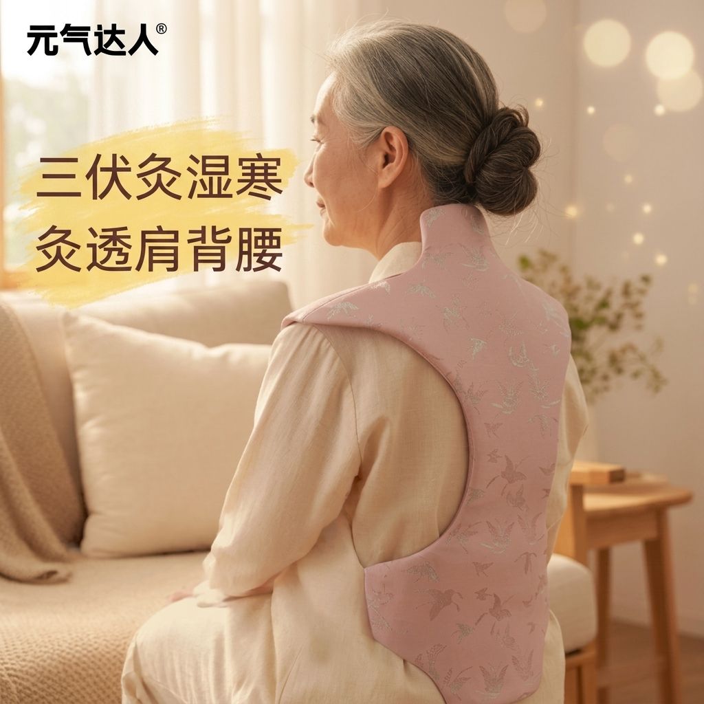 元气达人龙骨灸三伏天艾灸披肩