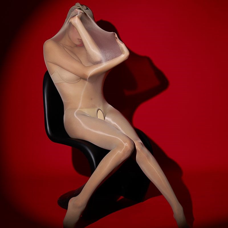 超薄连裤丝袜睡袋男女款全透明油光丝滑裸感枪弹分离全包连体衣