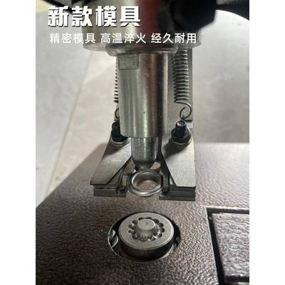 新款齿轮半自动打扣机 喷绘布 广告灯箱布 展架 刀刮布打扣机