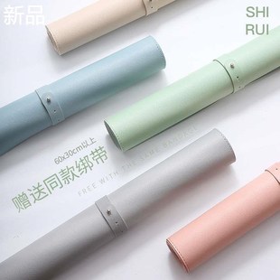鼠标垫超大号笔记本电脑书桌垫办公垫学I键盘生写字桌面皮垫子新