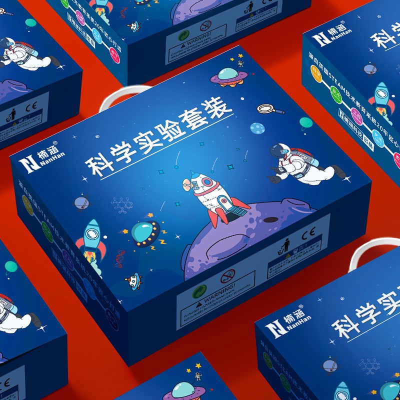 狐小科科学实验套装小学生儿童科技益智玩具幼儿园手工dYiy对讲机