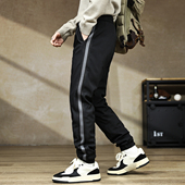 束脚裤 90鹅绒冬季 子男 加厚保暖棉裤 休闲大码 羽绒裤 男外穿2025新款