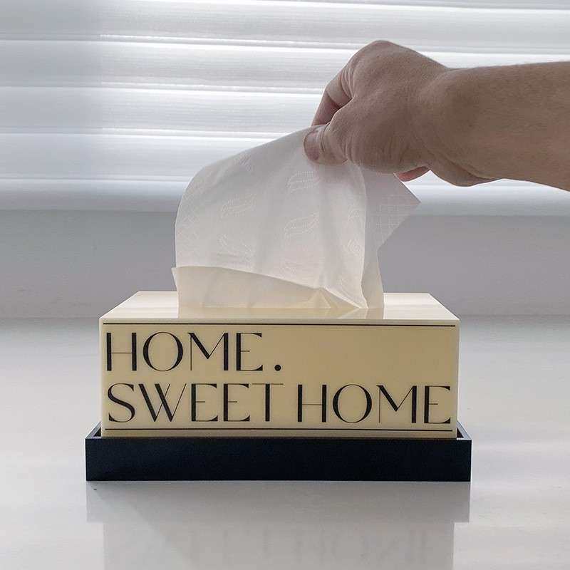 2026新款奢纸盒奶油色克力洗脸巾收纳巾盒客厅纸JR-50抽亚盒轻高,收纳整理,纸巾盒,淘宝优惠券,粉丝福利购,淘宝优惠卷