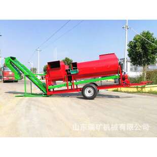 自动装袋花生摘果生机干VKP湿两用花果机秧子果分离花生果去秧摘