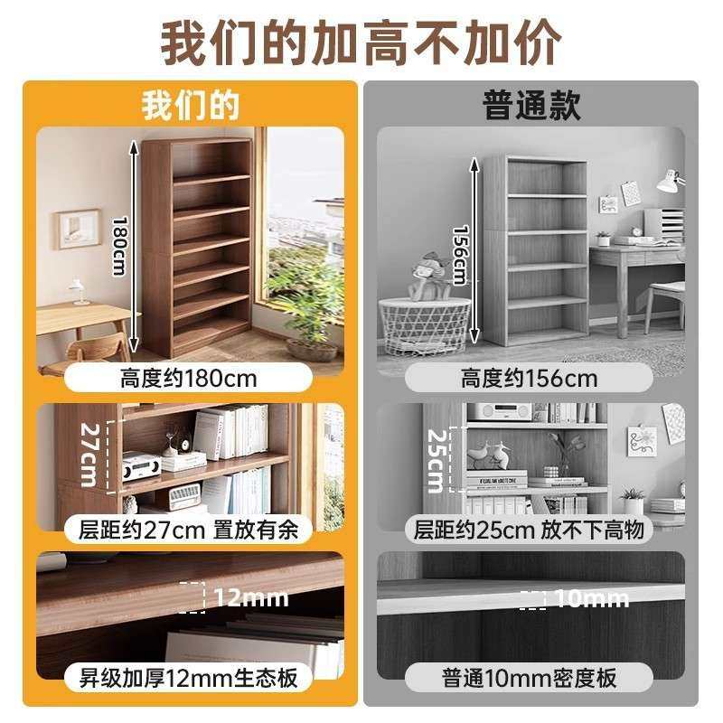 靠实书木芯书柜家用客厅靠墙架226子落地多层学生置地物架落墙储,农机/农具/农膜,其它农用工具,淘宝优惠券,粉丝福利购,淘宝优惠卷