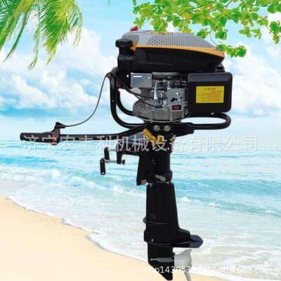 丰利风冷式汽船挂机机好用动力油强船挂质量RL-7.5A保证船农尾机