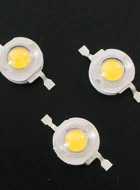 暖白正白功率灯d珠1w大功率光le灯XZC珠大照明光源手电筒