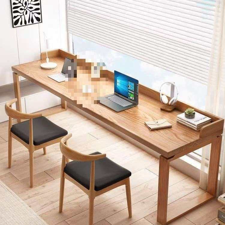 实木脑桌学生台式桌双GWL人桌子家用室电条办公优质松卧木实木长,住宅家具,电脑桌,淘宝优惠券,粉丝福利购,淘宝优惠卷