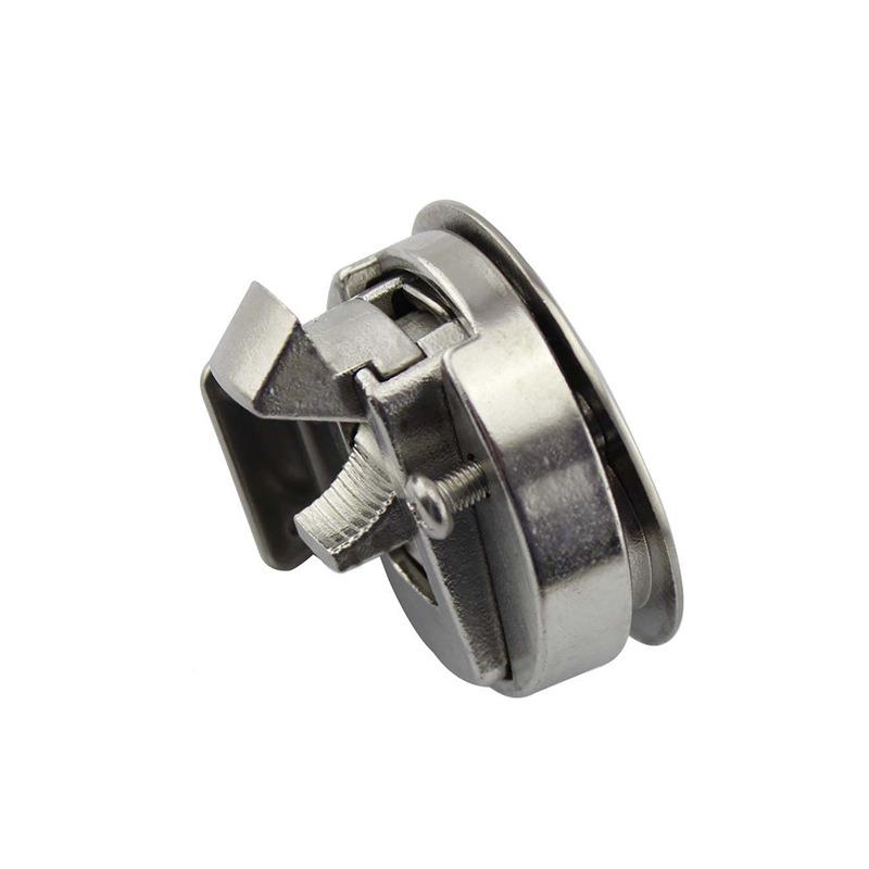 034不GLN锈钢甲板拉环锁拉柜门圆形地板房车地板锁游艇地板扣手圆