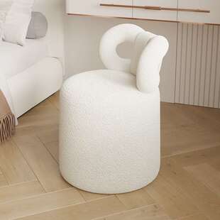 网红蝴蝶结化椅化妆室凳a141梳妆台椅子生卧靠背凳子妆可爱公主女