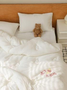 幼儿【NeiNei婴Batb-74562by】超柔机A类双层纱透气被子芯可洗水