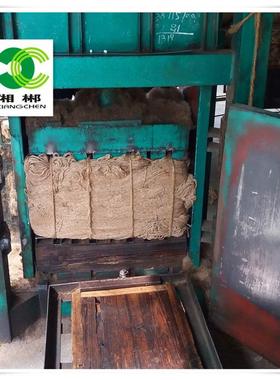 可次利用拣选麻绳麻绳编织捆绑绳MS-0011黄麻粗绳绿色二绳环保材