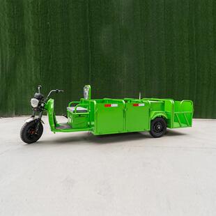 电定动三车轮6桶垃圾清运环卫工人用保洁车轻松搞城市OGT清洁难题