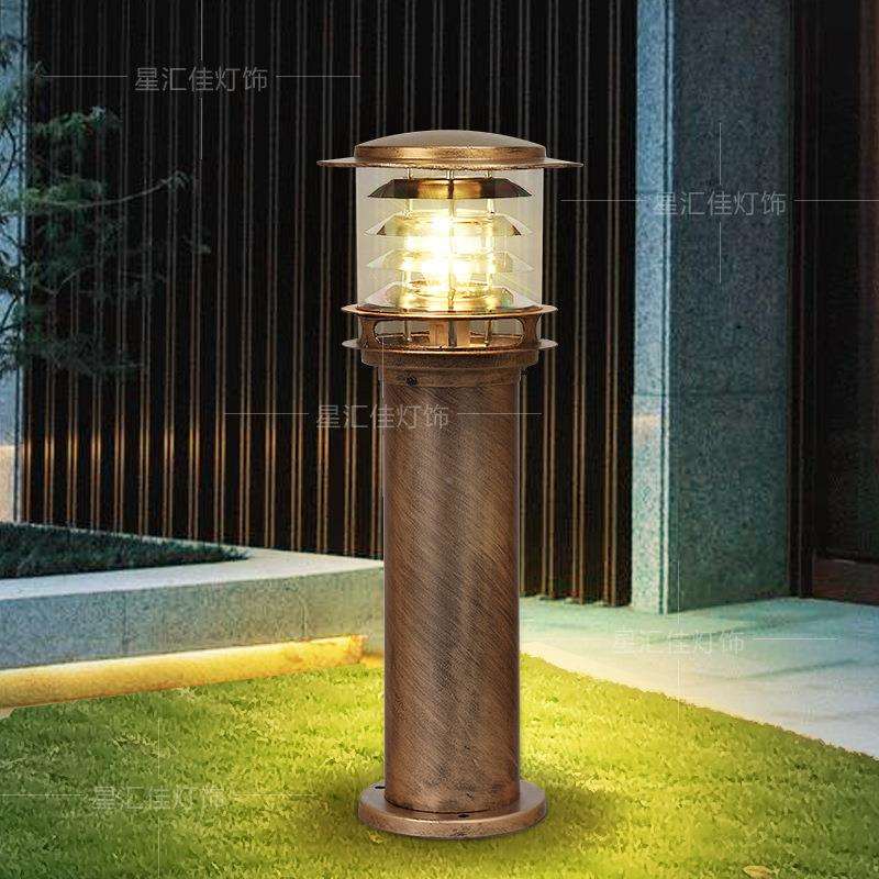 水灯庭户XHJ-TY60外简约现代花园别墅家用防坪小区草落地led超亮