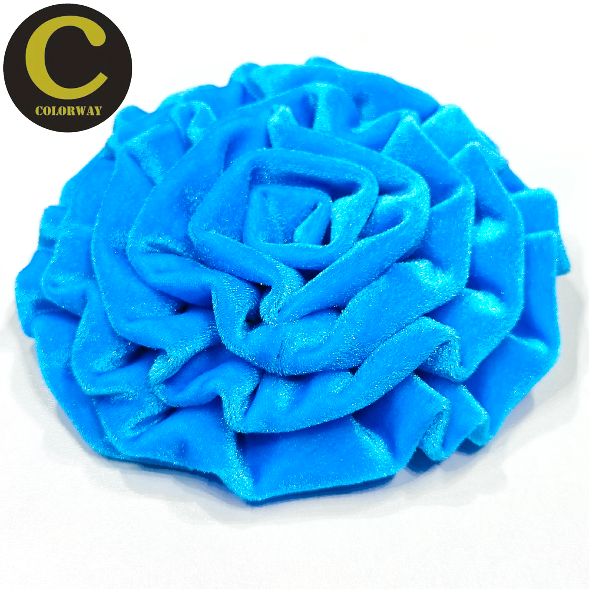 Colorway/康乐为英国面料天鹅绒拉丁舞练习比赛头花配饰45041
