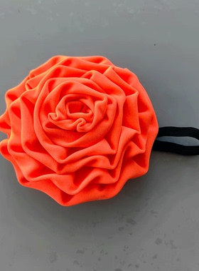 Colorway康乐为英国莱卡面料拉丁舞练习比赛头花配饰45042